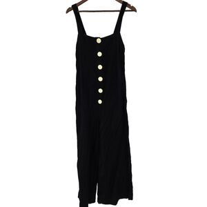 Mary Lawless Lee Splendid Linen Blend Jumpsuit Small